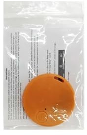 Mini Mode Smart Hund Katt Husdjur Bluetooth 5.0 GPS Tracker Anti Lost Alarm Tag Trådlös Barnväska Plånbok Key Finder Locator(Orange-A)