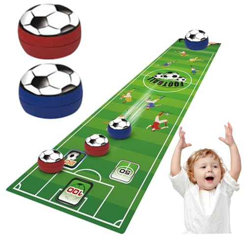 Tabletop Curling for Adults Kids Interactive Parent-Child Tabletop Curling Game Developmental Stress Relief Games Party Games, Soccer |Game Mats Boards