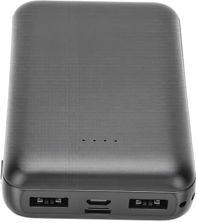 Fockety Batteripaket för Uppvärmd Väst, 20 000 MAh 7,4V Uppladdningsbar Powerbank med LED-skärm, Bärbart Batteripaket för Uppvärmd Jacka och Byxor