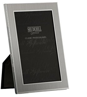4 x 6 Plain Satin Silver Classic Photo Frame Gift Present 24146