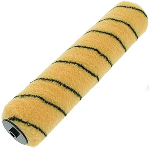 Coral 41454 Max Coat Paint Roller Cover Walls Ceilings Medium Pile Woven Sleeve Fabric Emulsion Trade Tiger Stripe 12 inch
