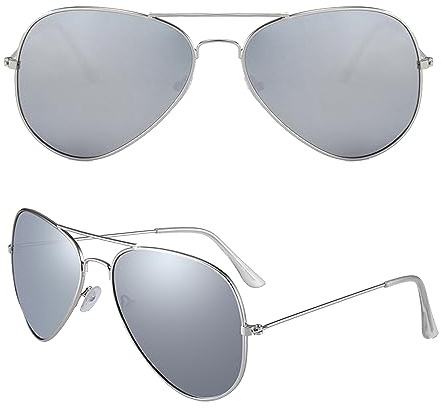 YUIOOISH Gafas de sol polarizadas UV400 para hombres, mujeres, jóvenes, marco de metal, clásicas, aviador, gafas de sol para conducción, pesca, deportes, D05