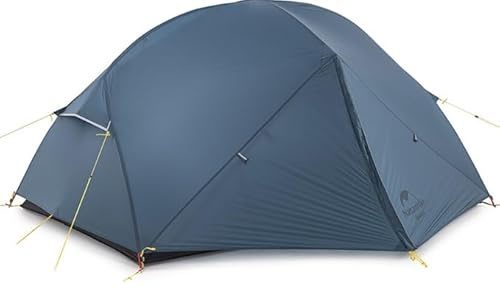 Naturehike Mongar Ultraleichtes 2 Mann Campingzelt für 3-4 Jahreszeiten, Doppellagiges Rucksackzelt, Wasserdichtes Insektenschutzzelt für Wandern, Klettern, Bergsteigen, Outdoor