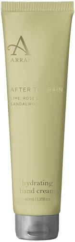 Arran Sense of Scotland After the Rain Hand Cream 40ml, Hydrating Mini | Fits Neatly in a Handbag, Supports Skin's Natural Moisture Factor, Rose Petal and Musk Fragrance