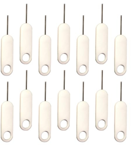 IMIKEYA Estrattore Sim in Metallo Inossidabile e Plastica per Smartphone – Ago Espulsore per Schede Sim, Strumento di Rimozione e Leggero per Telefoni e Tablet