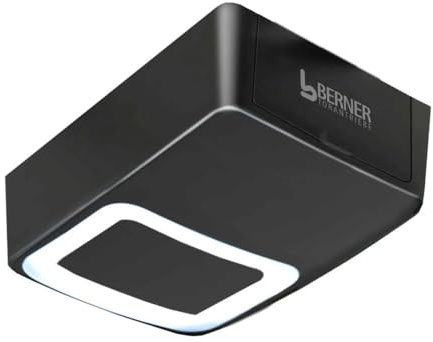 Berner GA105/GA106 - Attuatore per porta del garage con trasmettitore manuale – silenzioso, potente, risparmio energetico adatto per cancelli basculanti, porte sezionali laterali e cancelli a tutto