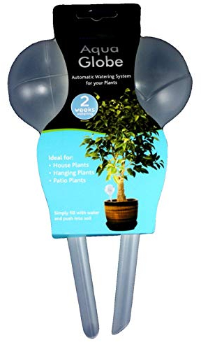 Aqua Globe 4 x 2 Plastic Plant Watering Globes Bulbs
