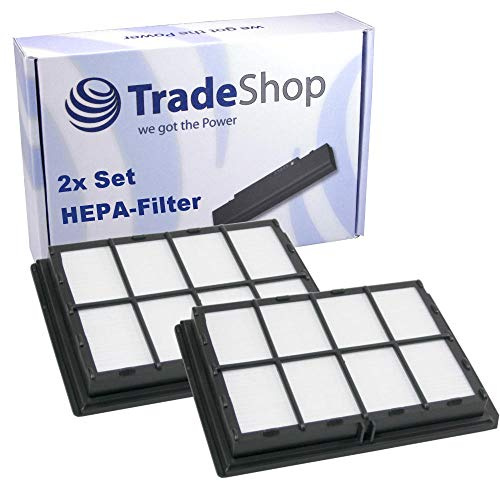2x HEPA-Filter/Allergikerfilter/Pollenfilter/Hygienefilter für Siemens Super E 730 Super L 910 Super L 920 Super L 930 Super L Electronic Super L Electronic 920 Super M 1500W Super M Electronic 1500W