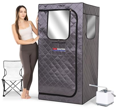 TopMaster Compact Infrared Home TMSAUST30BLK - Sauna, Color Negro