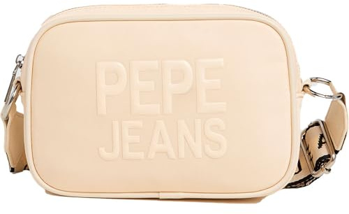 Pepe Jeans Galina, Borsa Donna, Beige (Bianco Crema), Taglia Unica