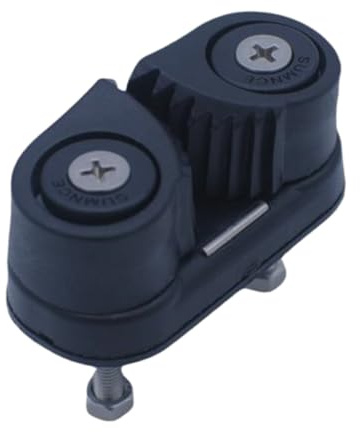 Bitte a camma per Barca per Corda - Bitta a camma Portatile in Corda di Nylon, Accessorio Leggero per Barca | Bitte Nere per Kayak, Barche a Vela, Canoe, Pilates Reformer, Ponte Marino e attrezzatur