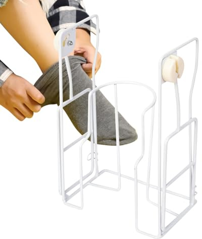 Aiutante Per Calze A Compressione - Dispositivo Di aiutos Per La Calza, Strumento Di Assistenza Facile Da Indossare, telaios Di Trazione Durevole, Attrezzatura Con Impugnatura Flessibile, Accessorio