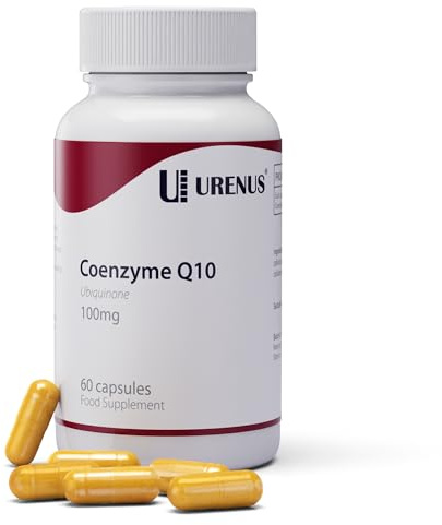 CoQ10 100 mg – Ubiquinone for Heart Health, Energy & Antioxidant Support – High Absorption Coenzyme Q10 Supplement – 60 Vegan Capsules – Made in UK