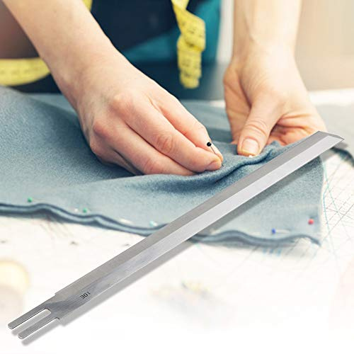 Generic Macchina da Taglio per Tessuti 12 Pezzi Accessori per Strumenti da Cucire Sostituibili Coltello da Taglio Dritto Facile Sostituzione 8 Pollici/10 Pollici (10)