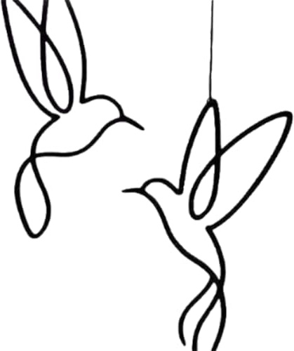Juego de 2 pájaros para colgar, Adornos de Hierro en Forma de pájaro, decoración para ventanas, decoración de ventana, decoración para todo el año, para Decoración de Pared de Sala de Estar Comedor