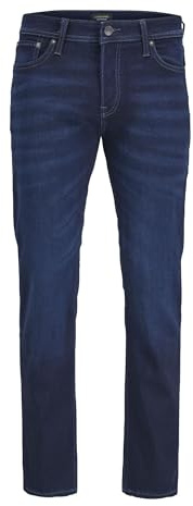 JACK & JONES Jjimike Jjorg Jos 097 Id.k Lid Noos, Jeans Loose Fit Homme, Bleu (Blue Denim), W34/L34 (Taille Fabricant: 34)