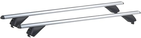 VDP-R003 Dachträger 135cm - universal Relingträger Dachgepäckträger - geschlossene Reling - aus Aluminium - bis 90kg - bündige Schiene - abschließbar