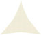 Bussandri Exclusive - Sonnensegel 160 g/m² Cremeweiß 4x5x5 m HDPE