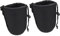 Gadpiparty 2 Stücke Neopren Kordelzug Neopren Objektiv Tasche Objektiv Fall Tasche Für DSLR Kamera Schwarz Kordelzug Fall