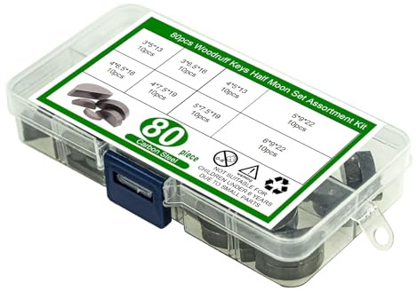 BUBEFSKD Juego de 80 llaves de maestro forestal de acero al carbono, resistentes a la erosión para surtido de maquinaria industrial