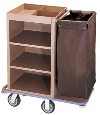 Carrello di pulizia con ruote – Organizzatore di forniture per la casa, le pulizie, i custodi e la manutenzione