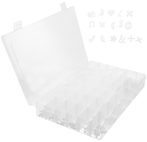 Operitacx Juego de 340 Letras del Alfabeto de Plástico de Color Claro para Tablero de Fieltro, Accesorios para Tableros de Letras Intercambiables, Suministros para Mensajes y Comunicación