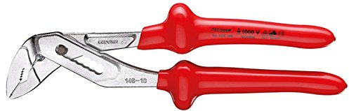 GEDORE VDE-Wasserpumpenzange 10 Zoll, 7-fach verstellbar, 1 Stück, VDE 146 10