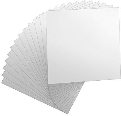 WANTOUTH 15 Hojas de Mylar, Hojas en Blanco de Plantilla 30,5x30,5 cm Plantilla de Mylar PET, Plantillas deHojas para Manualidades, Hoja de Arte de Plástico para DIY Dibujos Revistas de Arte