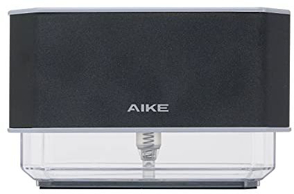 AIKE 240 ml Küche Seifenspender aus Edelstahl mit Schwamm, 2 in 1 Küche Spülmittelspender