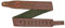 Levy's Leathers Musikinstrument Cirro Series Leder, gepolstert, 6,3 cm, Braun/Grün Gitarrengurt, Standard