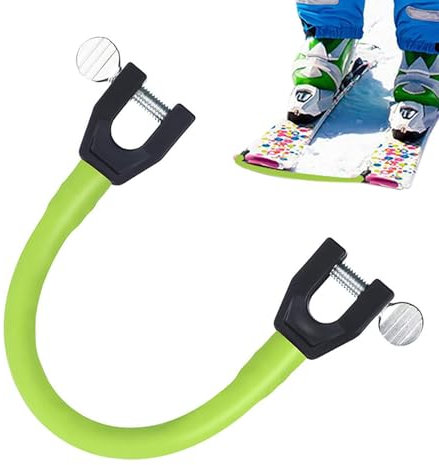 Skidspetsanslutning | Verktyg för skidträning | Skidträningshjälp | snowboardhållare | träningshjälp snowboardtillbehör | enkel kil skidträningshjälp för nybörjare skidträning