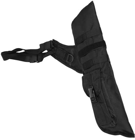 GARVALON Paquet Banane pour Tir à l'arc Extérieur en Tissu Oxford Résistant Ceinture Ajustable Rangement Multifonction pour Flèches Paquet de Taille Léger et Ergonomique