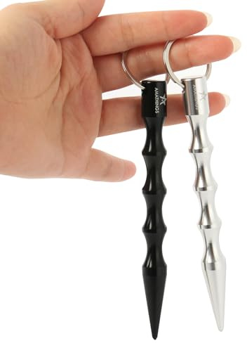 AMATHINGS Kubotan Selbstverteidigung Schlüsselanhänger – legal, ergonomischer Griff, kompakt & robust, für Frauen, Kinder & Männer, diskret & einfach zu bedienen, kleine Waffe für den Alltag