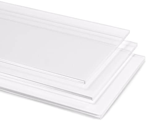 5mm Plexiglas Clear Transparent Gloss Acrylic Perspex Plastic Sheet Panel with Finished Polished Edges - Various Sizes (A5-21cm x 14.8cm)