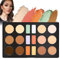 Konturieren Concealer Creme Makeup Palette Kit,DE'LANCI Gesicht Kontur Creme-Stiftung, Abdeckende Concealer Palette, Gesichts Camouflage Contour Palette mit True Complexion Hochpigmentiert Wasserdicht