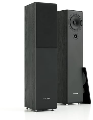 Pylon Audio Opal 20 - Altavoces de suelo (2 unidades), color negro