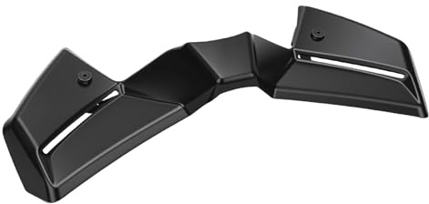 Generic MT-09 2024-2025 Alerón Delantero de Motocicleta Winglet Deflector de Estabilidad Mejorado Se Adapta (Black)