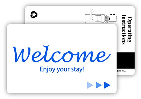 Hotel & Motel Popular WELCOME Magnetic Stripe Key Cards -500 per case