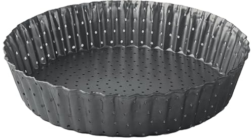 Space Home - 28 cm Molde Quiche Perforado - Moldes para Bizcochos - Molde para Tartas Desmontable - Moldes Reposteria - Molde Bizcocho Horno - Molde de Horno Rizado - Forma Bolo - 28 cm