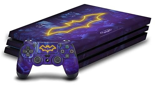 Head Case Designs sous Licence Officielle Gotham Knights Batgirl Art De Personnage Vinyle Autocollant De Jeu Peau Compatible avec Sony PlayStation 4 PS4 Pro Console and DualShock 4 Controller