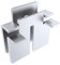 tuning-art EGA01-Q1A Edelstahl Adapterklammer Set kompatibel mit Weber Q100 | Q120 | Q140 | Zum Einsetzen von 2-teiligen Grillrosten oder Einer Plancha | Rostfrei