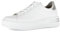 Gabor Damen Low-Top Sneaker, Frauen Halbschuhe,schnürschuhe,schnürer,straßenschuhe,Strassenschuhe,Sportschuhe,Weiss/Argento,44 EU / 9.5 UK