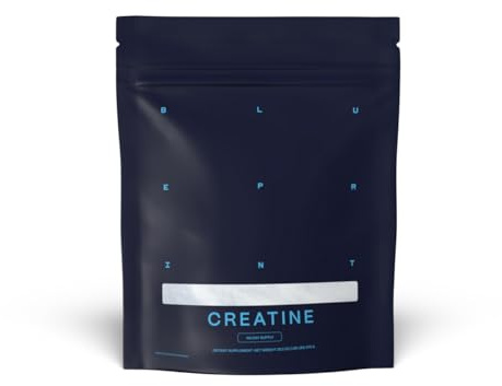 Blueprint Bryan Johnson Creatine Monohydrate Powder – Amino Acid Powder - Supplement Supports Muscle Growth, Recovery, Strength & Focus – Unflavored Creatine for Women & Men – 5g Dose – 100 Servings