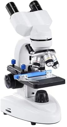 Microscopio Microscopio Binocular Compuesto for Adultos con iluminación LED Dual, Ideal for Laboratorio, hogar y educación. Microscope
