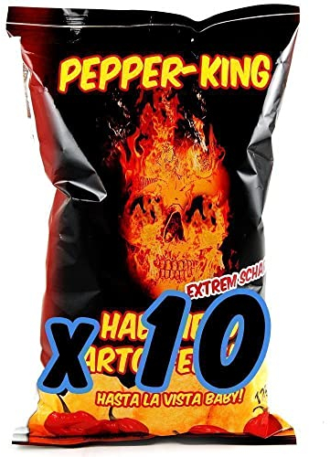 XOX Pepper-King Habanero Kessel Chips (10x125g)