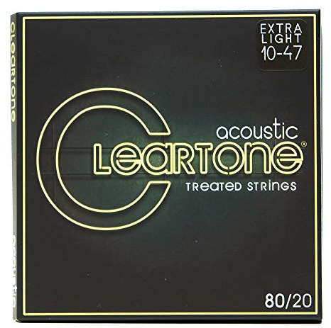 Cleartone Acoustic 80/20 Bronze Extra Light 10-47 · Set di corde per chitarra western e resonator