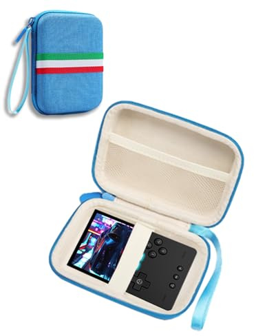 NOUKAJU Case for Trimui Brick Handheld Game Console, Game Console Protective Case,Drop-Proof,Scratch-Proof,Shock-Proof,Dust-Proof,Carrying Case for Trimui Brick Game Console(Blue)