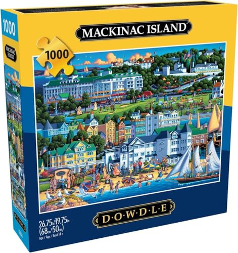 Buffalo Games Eric Dowdle, Mackinac Island, 1000 Piece Puzzle for Adults