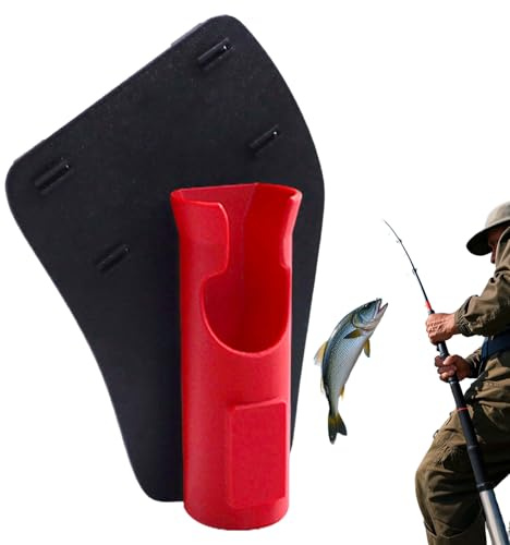 Generisch Soporte para caña de pescar, soporte para cañas de pescar, soporte de inserción, accesorio para caminatas de orilla, puente de senderismo