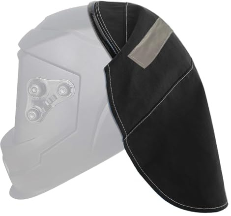 Welding Hood Cover-Welding Hood Accessories with Reflective Strip-Extended Cover with Press Fit Seal for Head and Neck Protection